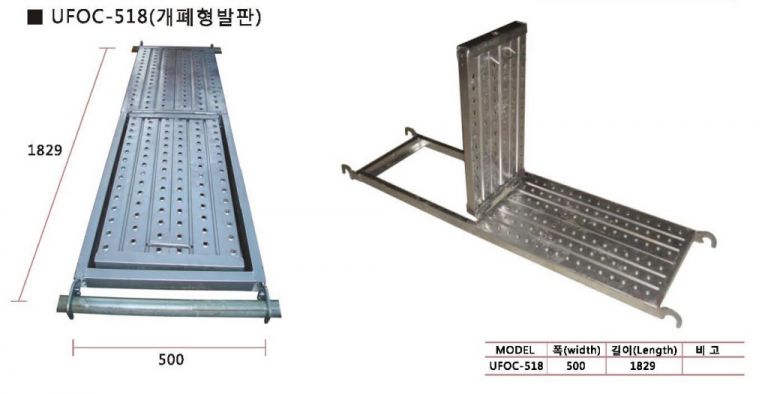 해치형안전발판